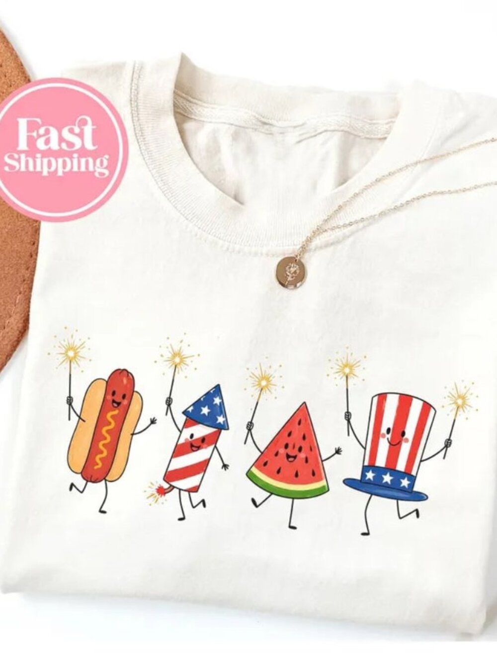 Cute Fourth Of July Shirt, American Summer Tee, Summer Shirt Gift